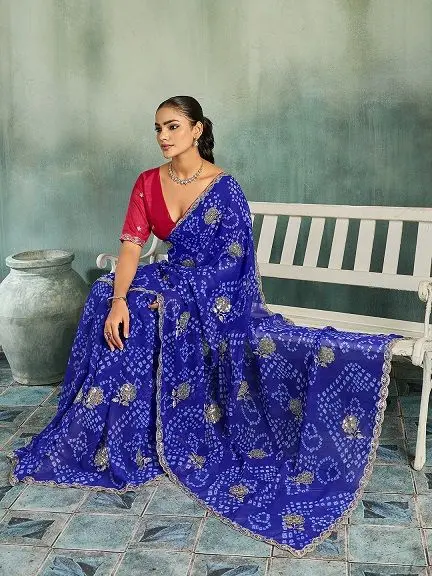 Bandhej Sarees Wholesale