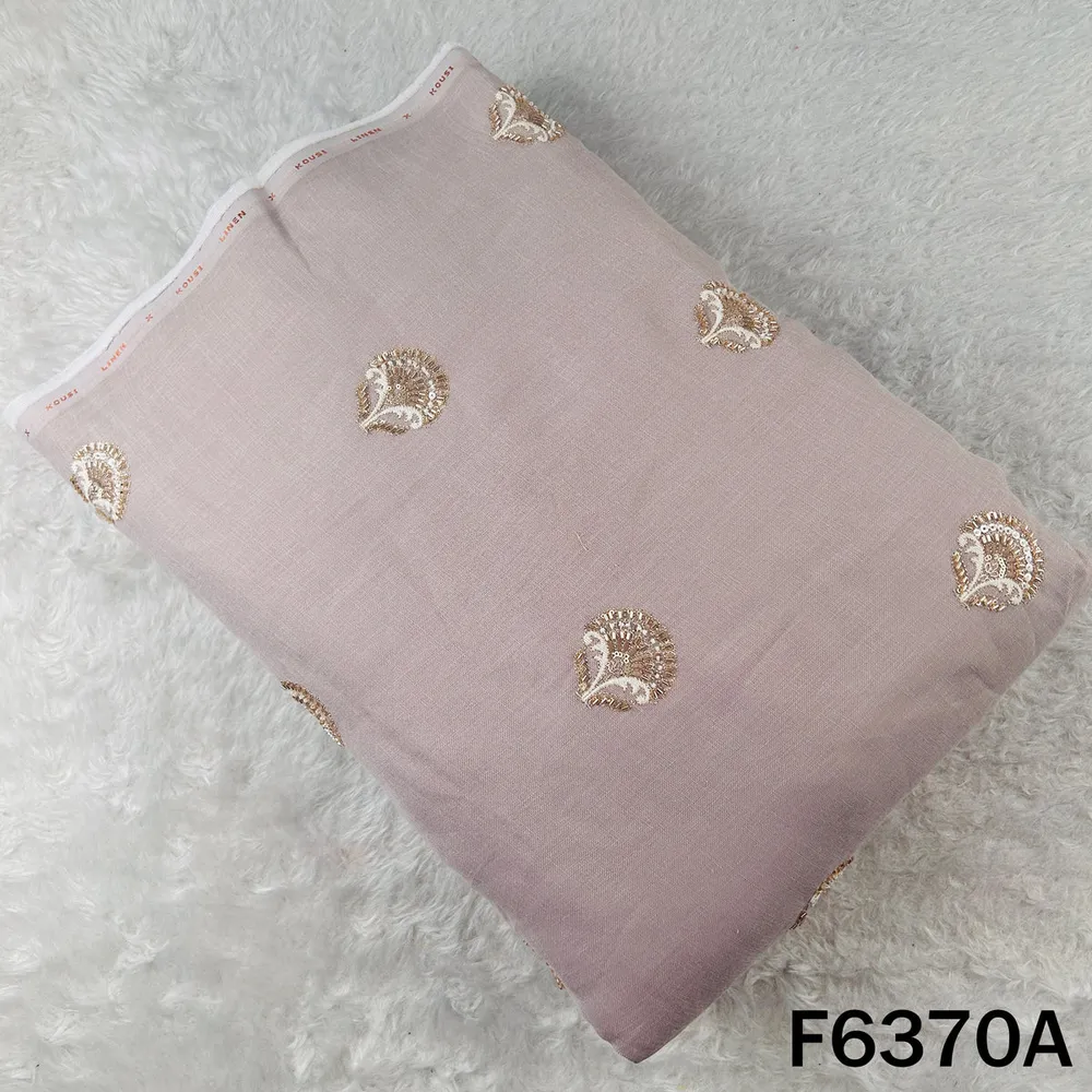 Embroidered Linen Fabric